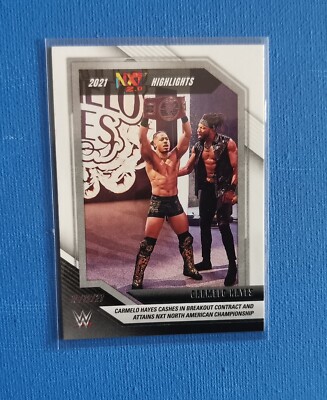 Panini WWE NXT 2.0 2021 Highlights #30 Carmelo Hayes