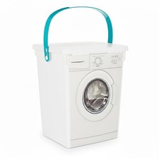 Laundry Powder Storage Box Washing Machine Shape Tablet Organizer Container 5L