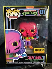 Funko Pop! Teenage Mutant Ninja Turtles Casey Jones 121 Black Light Hot Topic