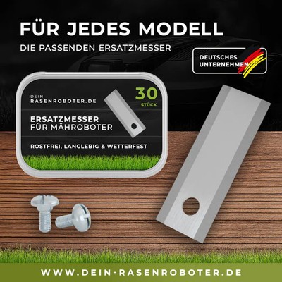 Edelstahl Ersatzklingen-Ersatzmesser Stiga Mähroboter A 10V und A 15V   30 Stück
