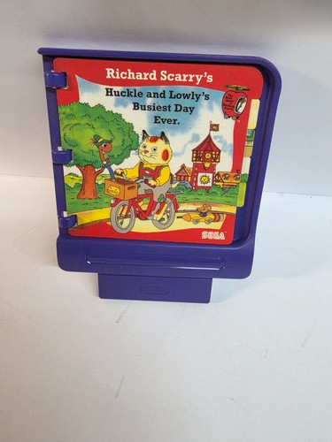 Sega Pico Richard Scarry's Huckle & Lowly's Busiest day ever Cartridge TESTED