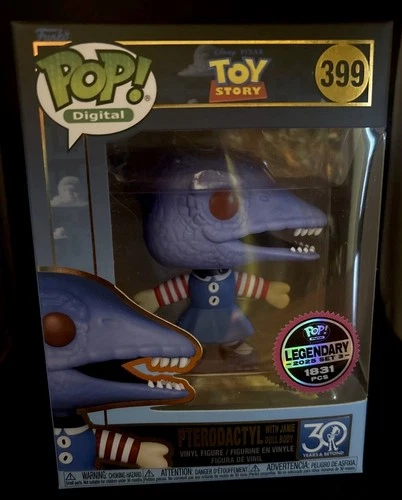 Funko Pop Digital Exclusive Toy Story Pterodactyl Janie 1,831 Pieces Legendary