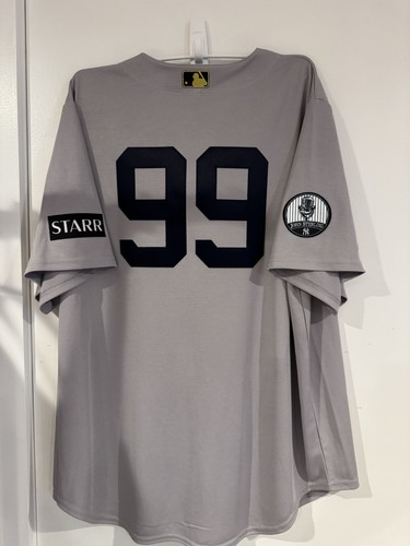 Aaron Judge 2026 Nike Replica Gold Batterman Road Jersey XL With Sterling Patch