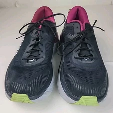 Hoka One One Women Black Bondi 7 Sz 9.5 Sa106 