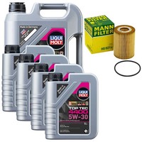 MotoröL Set 4400 5W-30 Liqui Moly 9 Liter + ÖLfilter FüR Mercedes E-Klasse CLS