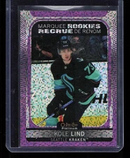 Kole Lind 2021-22 O-Pee-Chee Platinum #228 Violet Pixels Marquee Rookie /299