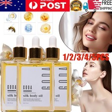 1-5X GODA Silk Body Oil,Silk Body Oil,Perfume Oil,Bath & Shower Oil Smooth Skin
