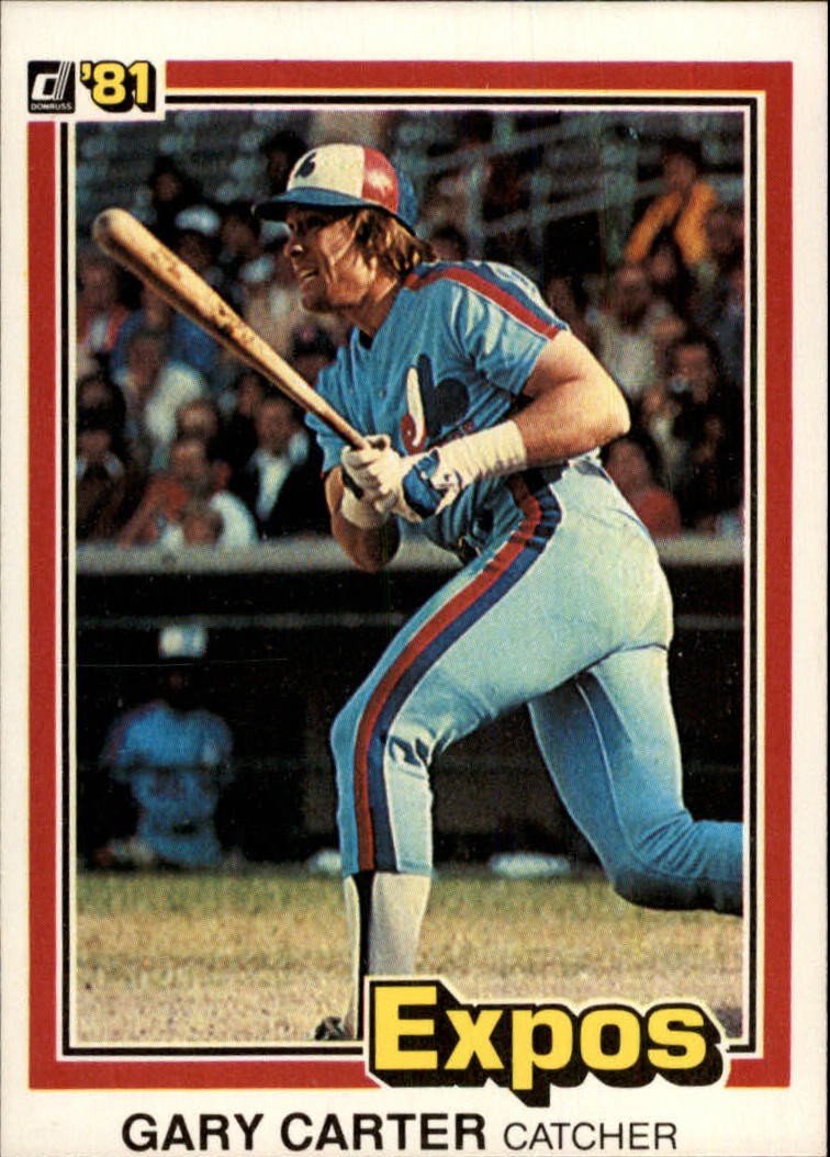 1981 Donruss Gary Carter #90 Hall of Famer Montreal Expos