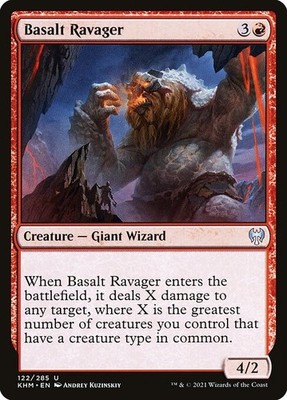 [MTG] Basalt Ravager (122) (KHM) LP-HP
