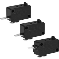 3PCS Microwave Oven Door Switch Replacement Parts(2X Normally Open + 1X Norma...