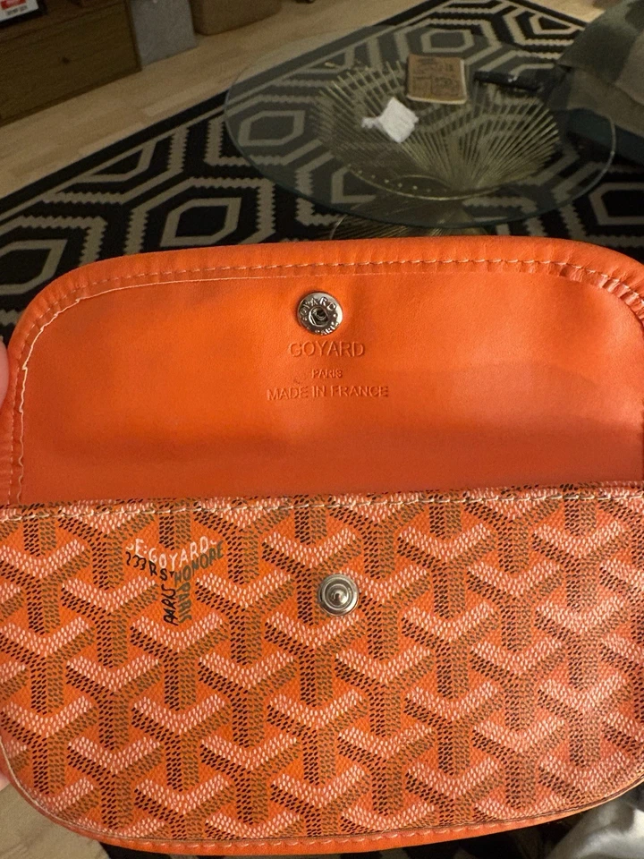 Bolsa Goyard Saint Louis Goyardine PM laranja - Imagem 3 de 4