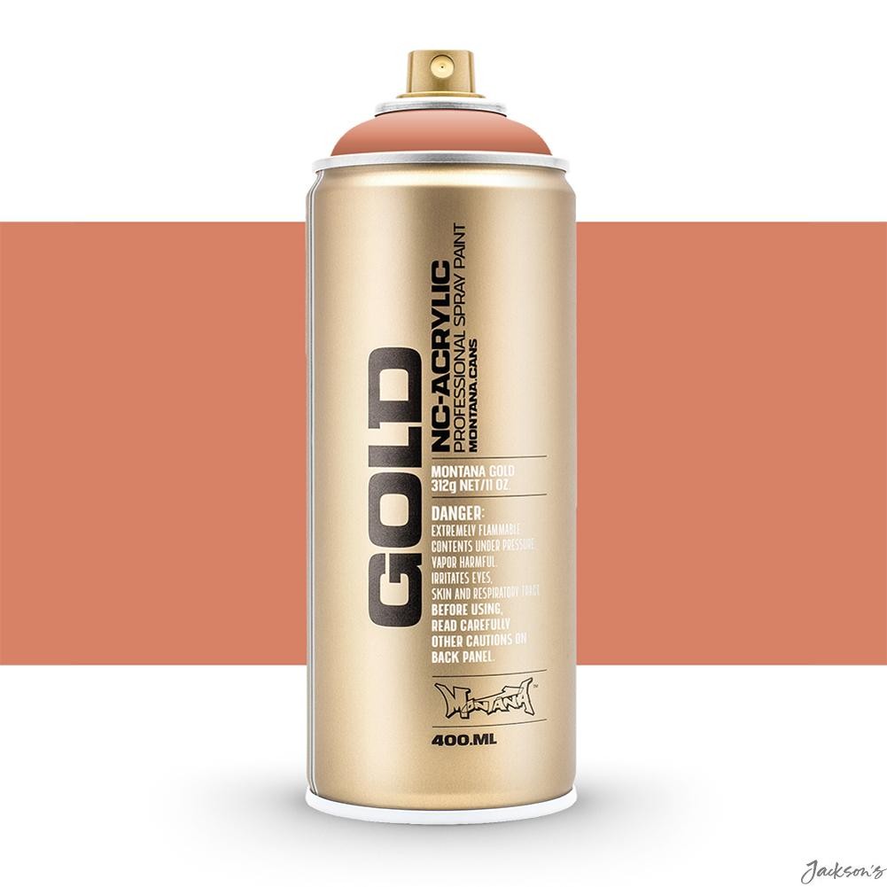Montana Gold Spray Paint Acrylic Lacquer 400ml Dirty Apricot Opaque