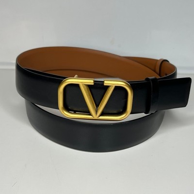 VALENTlNO black and brown reversible women's belt size 85/34