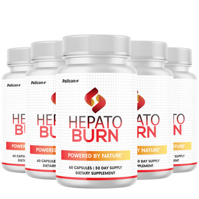 Hepato Burn- Keto & Weight Support- 5 Bottles- 300 Capsules