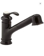 New Rare Kohler Fairfax Pull Out Kitchen Faucet 12177 BRZ Oil Rubber Bronze.