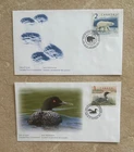 Canada FDC SC #1687 + 1690 Loon + Polar Bear (1998) SN Official First Day Covers
