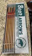 Fred Bear Vintage Cedar Arrows X-200 Box of 11