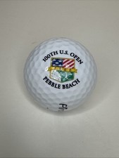 2000 U.S. Open Golf Ball Pebble Beach 100th Anniversary Logo Collectible Rare