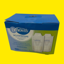 NEW Dr. Brown's Breastmilk Storage Bags 100 6oz Bags 8422 z38/17