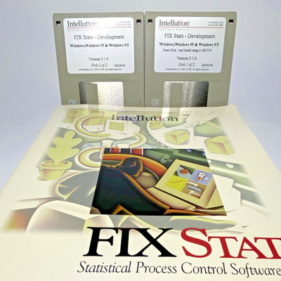 Intellution FIX Stats Dev Software v3.1.6 Windows 95/NT Manual 2 Disks