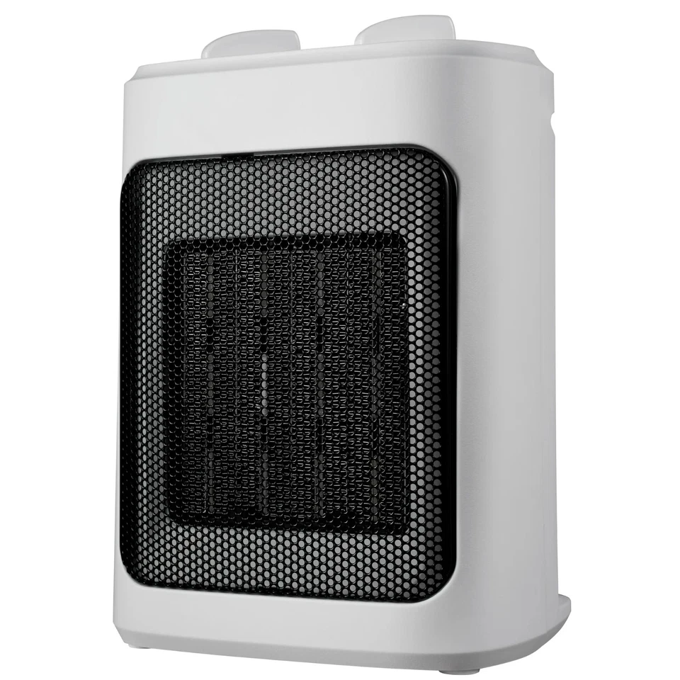 Mainstays 1500W Ceramic Fan-Forced Electric Space Portable Heater White Open Box - Image 2 of 4