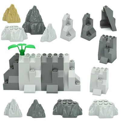  New Rock Pieces Burp & Lurp Parts Mountain Wall 6082 6083 23996 47847 for Lego
