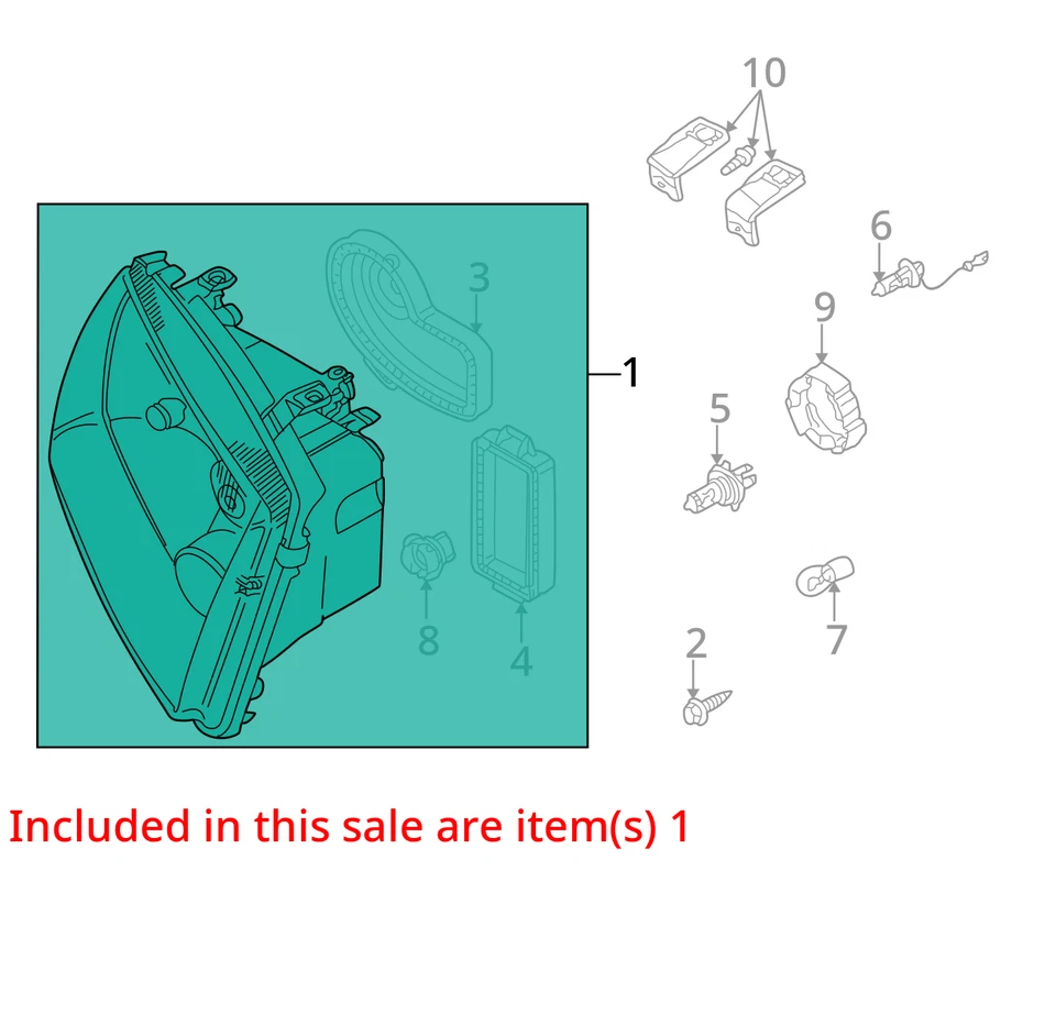 Faro delantero izquierdo Volkswagen Jetta 1999-2002 conductor OEM CZMZK Foto 3 de 4