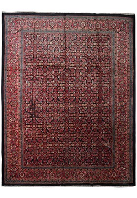 10 x 12.8 Semi-Antique Perrsian Herrati Rug #F-4135