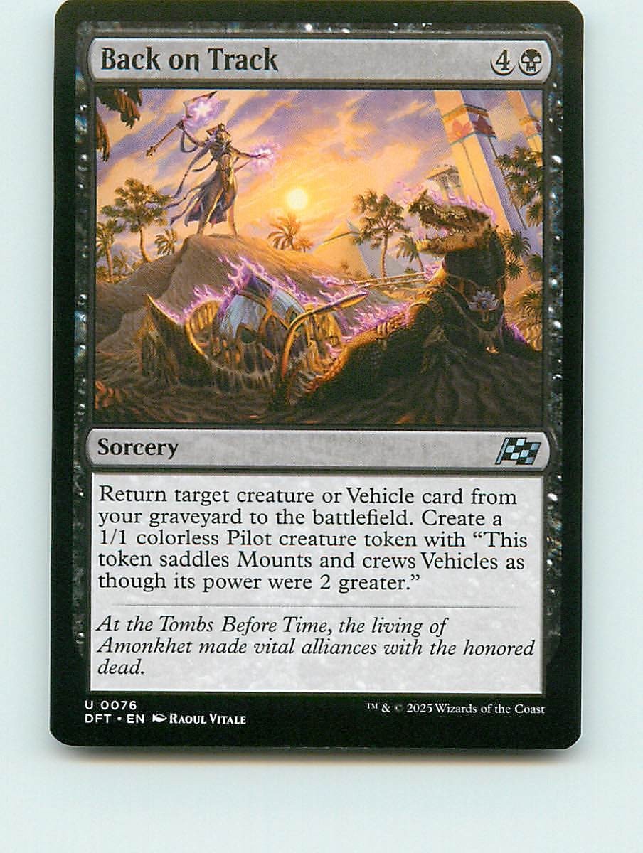 Back on Track - U76 - MTG - Aetherdrift (DFT)