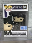 2024 Funko Pop! Vinyl: Television Wednesday Addams #1585 Cat Ears NYCC DAMAGEBOX