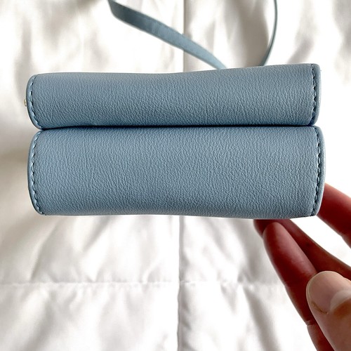 Forever Young Small Crossbody Shoulder Bag Women Leather Purse Handbag New Blue - Foto 6 di 12