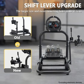 Marada Racing Simulator Cockpit Round Tube Adjustable Fits For Logitech G29 G920