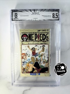 BGS 8.5 One Piece #1 Vol 1 1997 1st Printing Edition Graded Manga Jump Comics