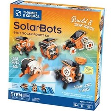 Thames Kosmos SolarBots: STEM Experiment Kit Build 8 8-in-1 Solar Robot