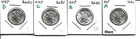 LOT OF 3 REALLY NICE1944  MERCURY DIMES FLASHY WHITE COINS YOU ARE BUYING ONE