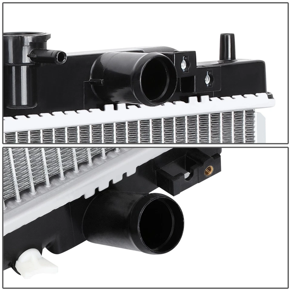 Radiador de refrigeración de núcleo de aluminio estilo AT/MT OE Fit 94-01 Acura Integra DPI 1568 Foto 3 de 4