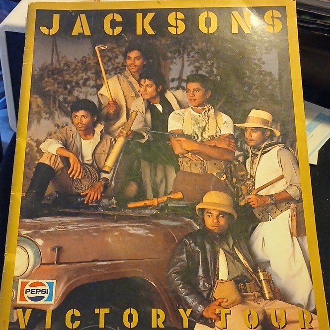 Michael Jackson Victory Tour Program Pepsi Edition Rock & Pop