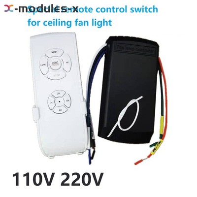 2-Way Universal Ceiling Fan Lamp Light Remote Control Receiver Kit Timing New #l