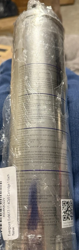Cartucho de filtro de agua de repuesto Pentair Everpure 4CB5-S EV9617-21 nuevo Foto 3 de 3