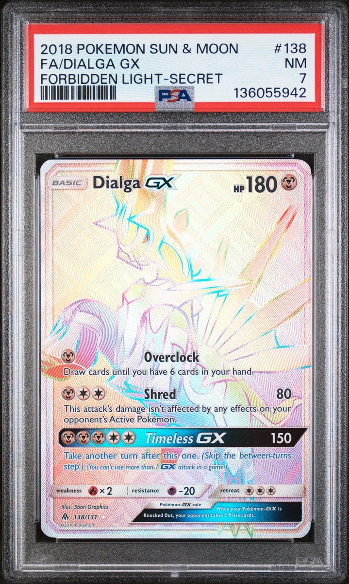 pokemon forbidden light card list price Dialga GX (Secret) 138/131 Sm-Forbidden Light Holo for sale online