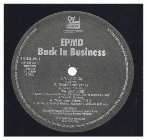 EPMD - Back In Business '97 2xLP US ORG!EX-/EX W/S - Picture 7 of 7