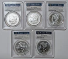 2021 Morgan Silver Dollar 100th Anniversary Pcgs Ms70  Early Issue 5 Peice Set