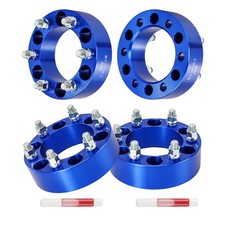 4pcs 2 6x5.5 Wheel Spacers 14x1.5 Studs For Gmc Sierra Silverado 1500 1999-2023