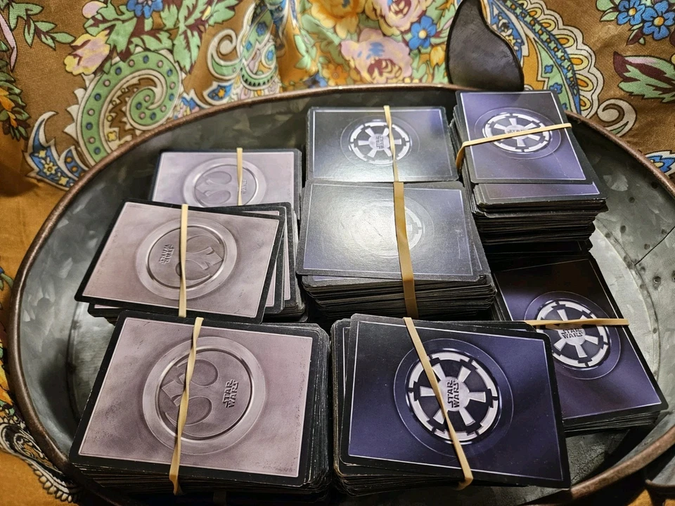 1995 STAR WARS CUSTOMIZABLE CARD GAME THE RULES, ABOUT 1400 CARDS GOOD CONDITION - Image 2 of 3