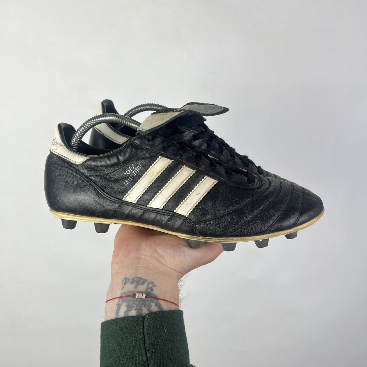 Adidas Copa Mundial Leather Soccer Boots 11 Black MADE IN WEST GERMANY | eBay