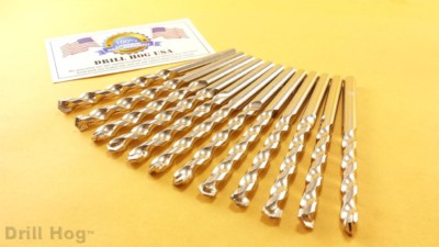 1/4x4 Masonry Drill Bit CARBIDE Tip Concrete Drill Hog Lifetime Warranty 100 Pcs