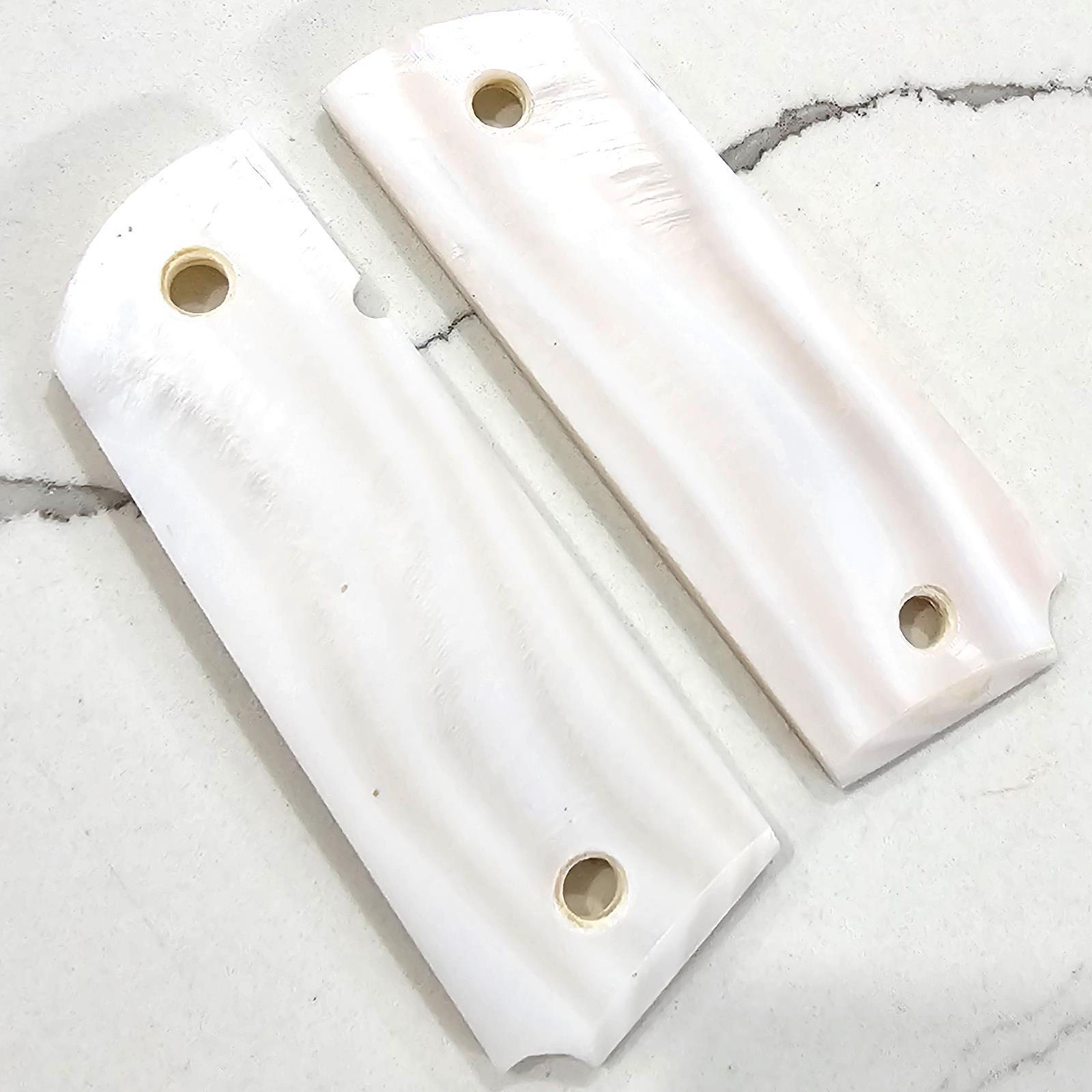 Rare 1911 Grips Full Size Genuine Mother of Pearl scale REMINGTON 1911 & Clones