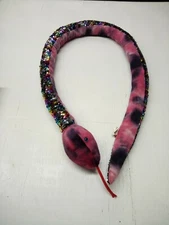 Adventure Planet Sequinimals Plush - SNAKE (Sequin - Multi Color) (67 in)