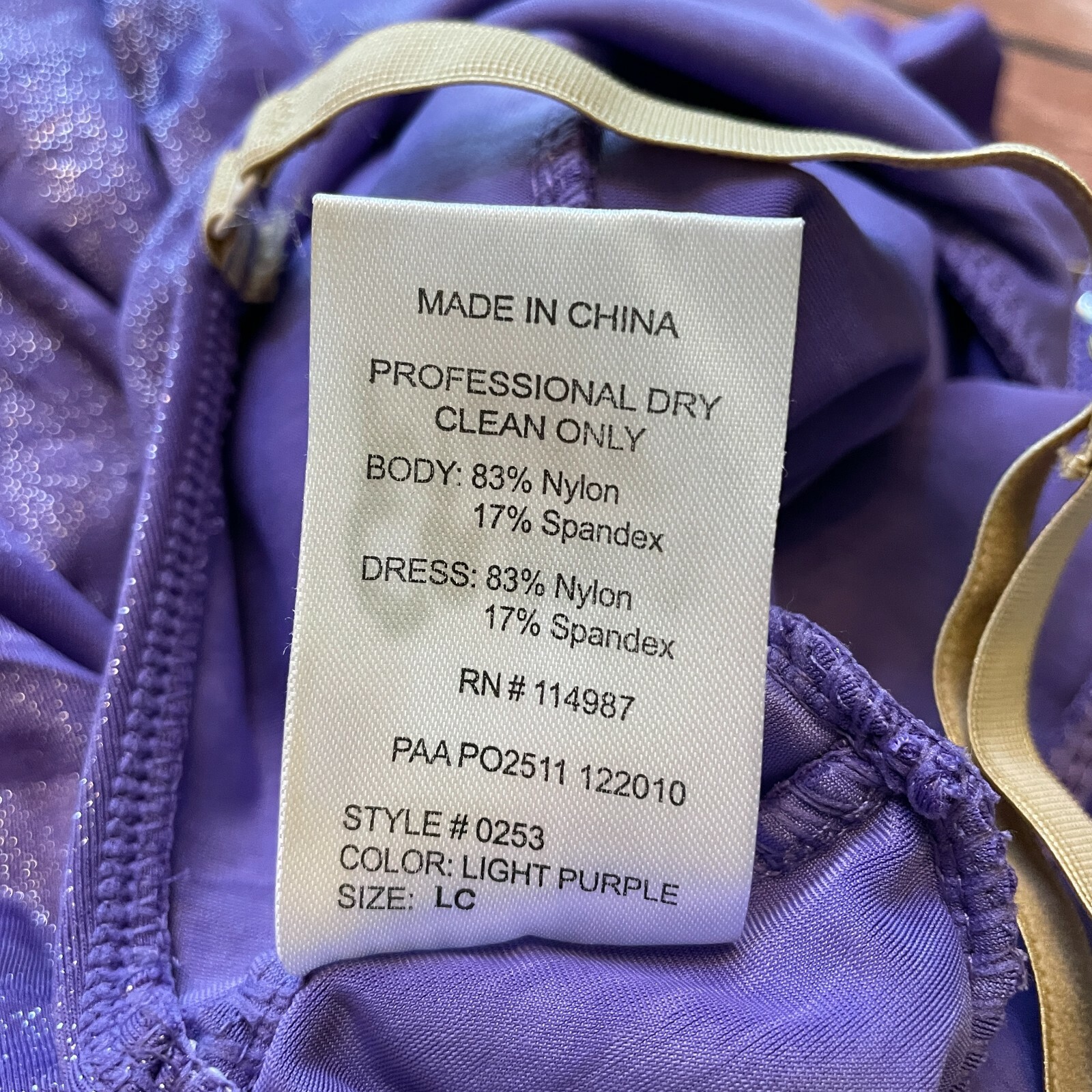 GIRLS REVOLUTION DANCEWEAR PURPLE DANCE COSTUME D… - image 11