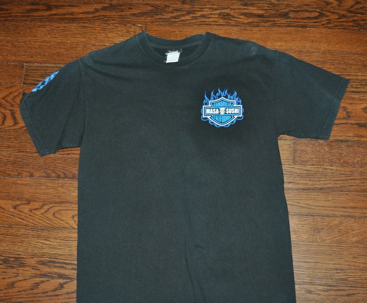 t-shirt medium masa sushi camarillo california 20 inches pit to